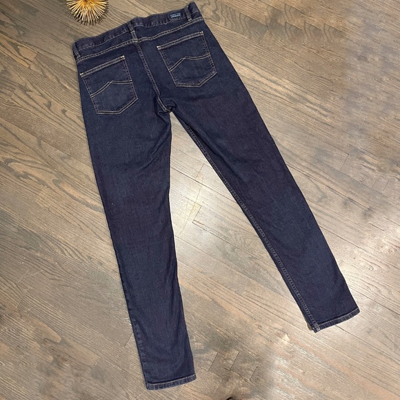 Patagonia Wonens Slim Jeans Blue Denim Dark Wash Size 30 - Picture 4 of 6